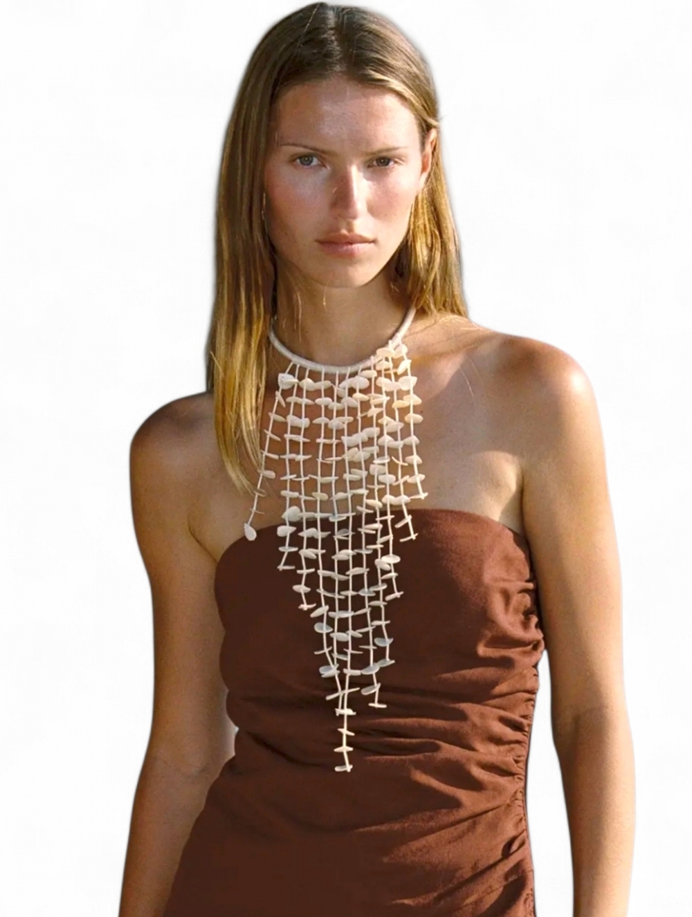 ZARA Cord Shell Necklace